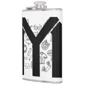 Fietsflessen met vinylwielonderdelen heupfles (Links)