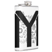 Fietsflessen met vinylwielonderdelen heupfles (Rechts)