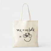 fietsgeluk tote bag (Voorkant)