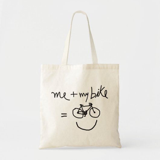 fietsgeluk tote bag (Voorkant)