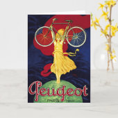  fietsgeschenken - Cycles Peugeot Kaart (Gele Bloem)