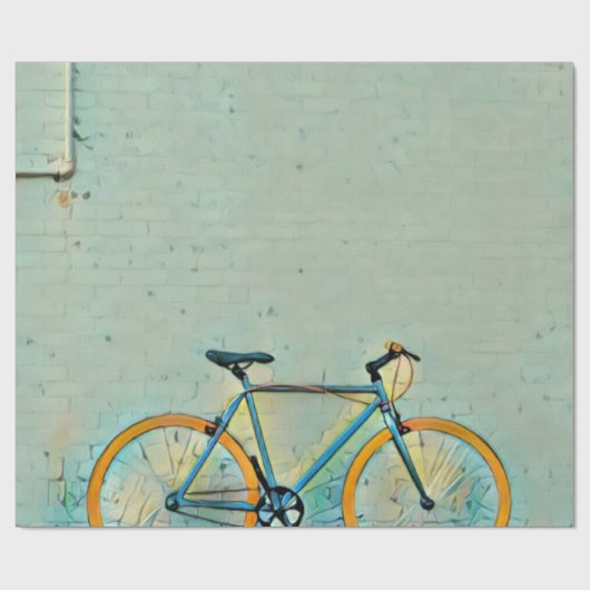 Fietsgeschenken voor haar cadeaupapier (Vlak)