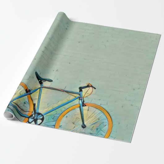 Fietsgeschenken voor haar cadeaupapier (Uitgerold)