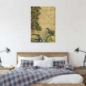 Fietsgeschenken voor haar canvas afdruk (Insitu (Slaapkamer))