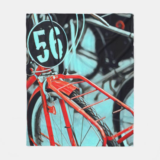 Fietsgeschenken voor haar fleece deken (Voorkant)