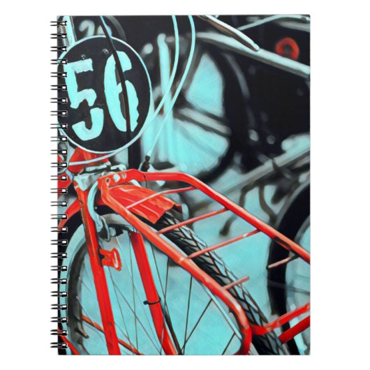 Fietsgeschenken voor haar notitieboek (Voorkant)