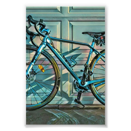 Fietsgeschenken voor vader foto afdruk (Voorkant)