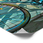 Fietsgeschenken voor vader poster (Hoek)