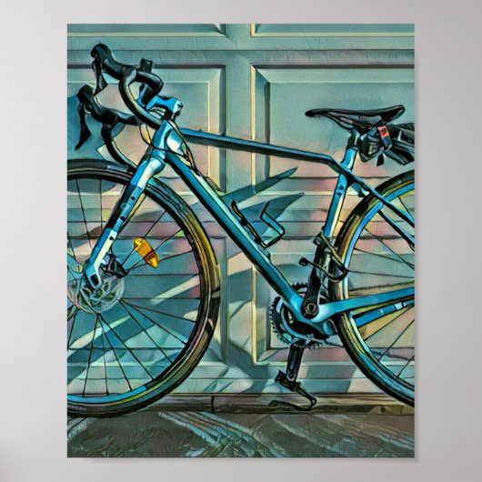Fietsgeschenken voor vader poster (Voorkant)
