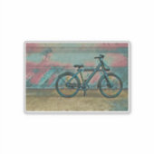 Fietsgeschenken voor vader sticker (Voorkant)