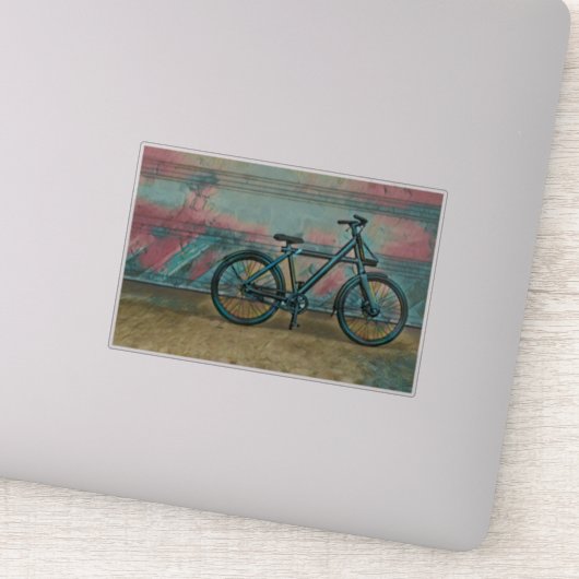 Fietsgeschenken voor vader sticker (Detail)