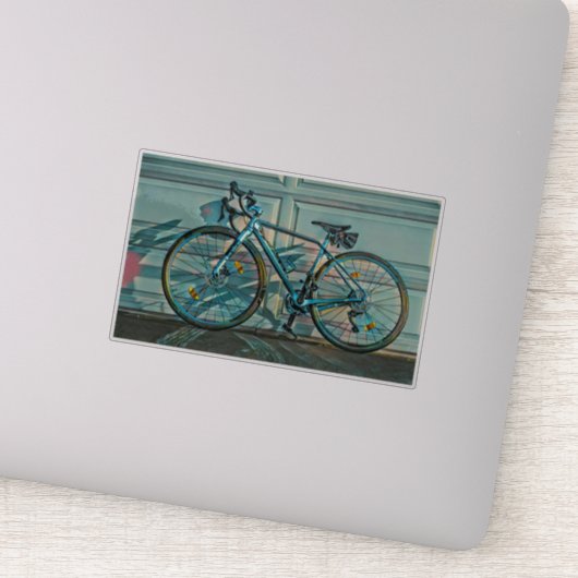 Fietsgeschenken voor vader sticker (Detail)