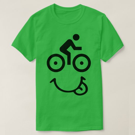 Fietsgezicht T-shirt (Design voorkant)