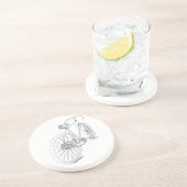 Fietsgrafisch Zandsteen Onderzetter (Zijkant)