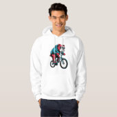 Fietshond Bulldog Hoodie (Voorkant volledig)