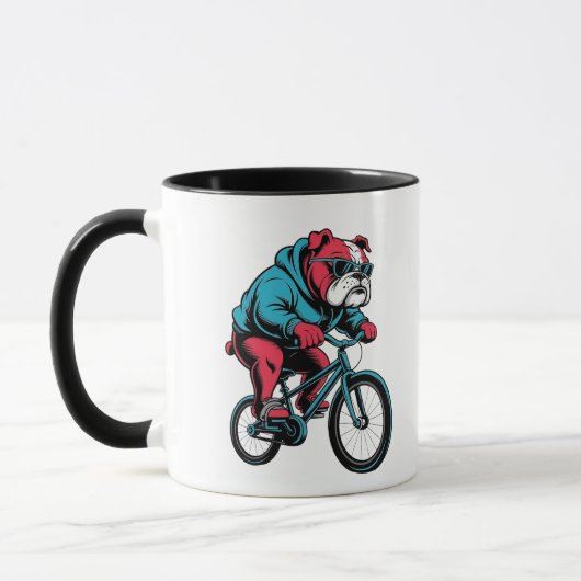 Fietshond Bulldog Mok (Links)