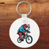 Fietshond Bulldog Sleutelhanger (Achterkant)