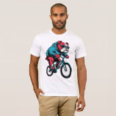 Fietshond Bulldog T-shirt (Voorkant volledig)