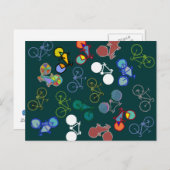 Fietsillustratie Briefkaart (Voorkant / Achterkant)