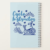 Fietsinstructeur Cadeau voor Fietsliefhebber Notitieboek (Achterkant)