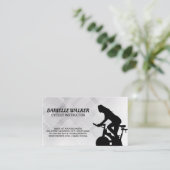 fietsinstructeur visitekaartje (Staand voorkant)