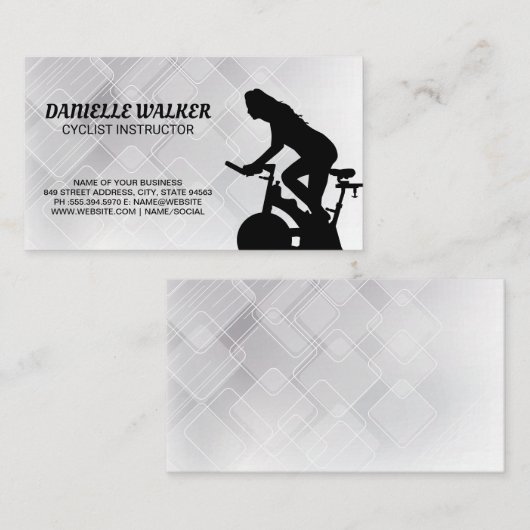 fietsinstructeur visitekaartje (Voorkant / Achterkant)