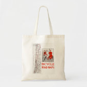 Fietskaartkaarten Tote Bag (Voorkant)