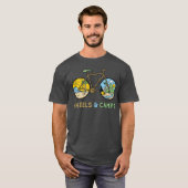 Fietskampioen grap t-shirt (Voorkant volledig)