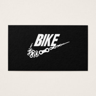 Fietsketting Links Swoosh Korte Mouw Gildan T-shir Visitekaartje