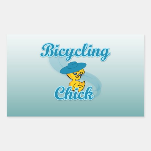 Fietskick #3 rechthoekige sticker (Voorkant)
