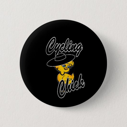 Fietskick #4 ronde button 5,7 cm (Voorkant)