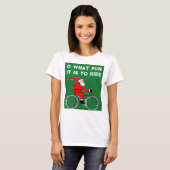 Fietskleding voor Kerstmis T-shirt (Voorkant volledig)