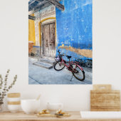 FIETSKLEUR in FORT KOCHI Poster (Keuken)