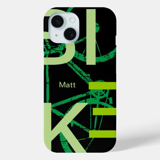fietskoel en op maat gemaakt Case-Mate iPhone case (Achterkant)