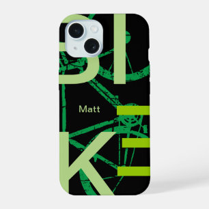 fietskoel en op maat gemaakt iPhone 15 hoesje