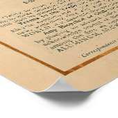 fietskoplicht tijdschrift en kunstwerk Poster (Hoek)