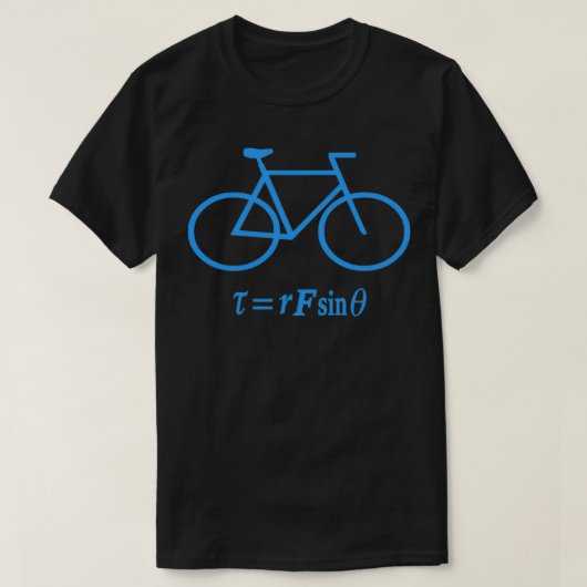 Fietskoppel wiskundige formule 3 t-shirt (Design voorkant)