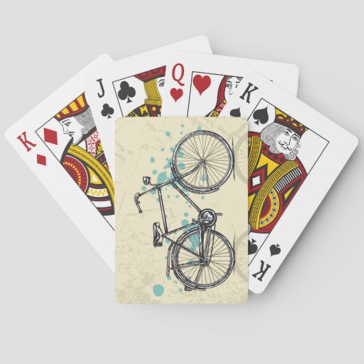  fietskringloop afspeelkaarten pokerkaarten (Achterkant)