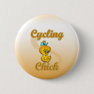 Fietskuiken Ronde Button 5,7 Cm