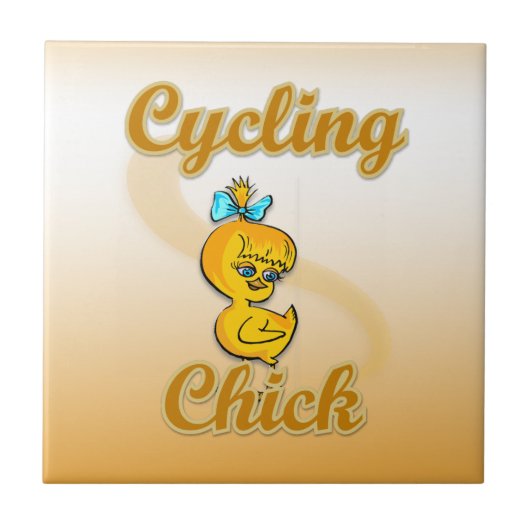 Fietskuiken Tegeltje (Voorkant)