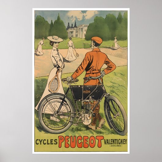Fietskunst Fietsen Print Bicycle Poster (Voorkant)