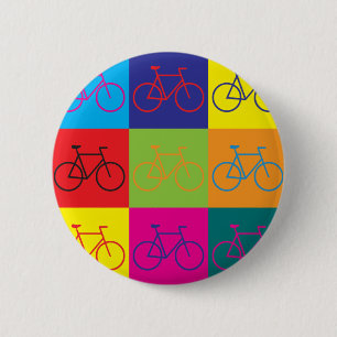 Fietskunst Pop Ronde Button 5,7 Cm