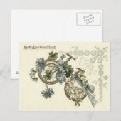 Fietslelie van de vallei vergeet-mij-niet briefkaart (Voorkant / Achterkant)