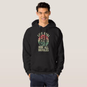 Fietslevensdoel alle fietsen voor fietsencycli hoodie (Voorkant volledig)