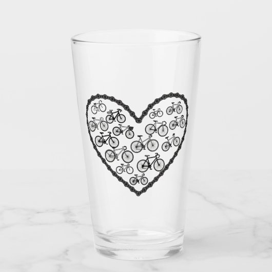 Fietsliefde Glas (Voorkant)