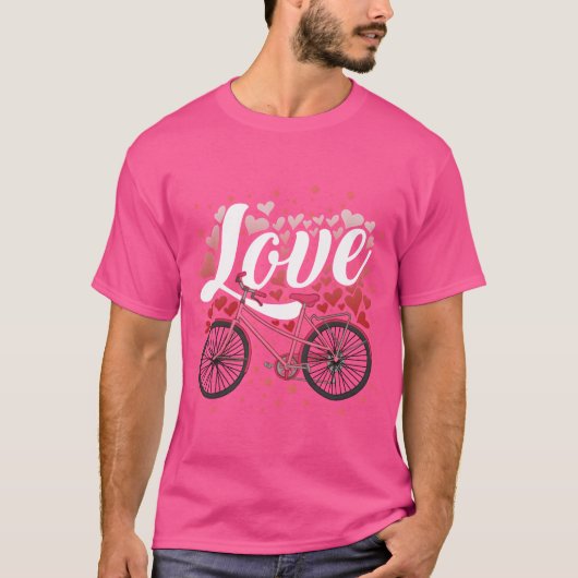 Fietsliefde jongen t-shirt (Voorkant)