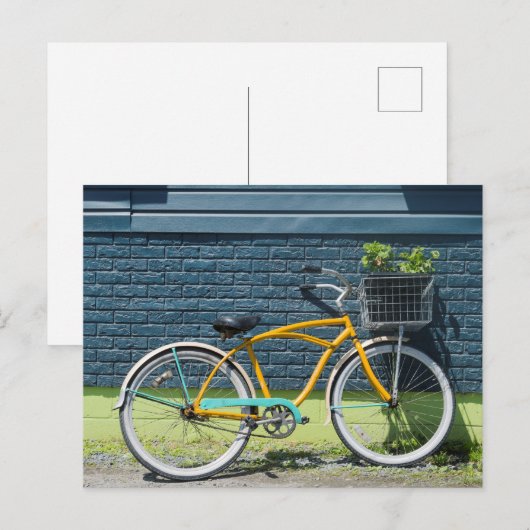 Fietsliefhebber cadeau briefkaart (Voorkant / Achterkant)