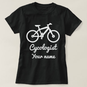 Fietsliefhebber Cycoloog gepersonaliseerd cadeau G T-shirt
