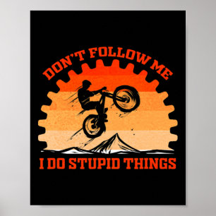Fietsliefhebber Fiets Grappig Fiets Cadeau Vintage Poster