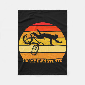 Fietsliefhebber Fietscadeau voor fietstocht Vintag Fleece Deken